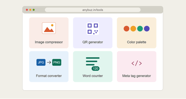 Anybuz Web Tools